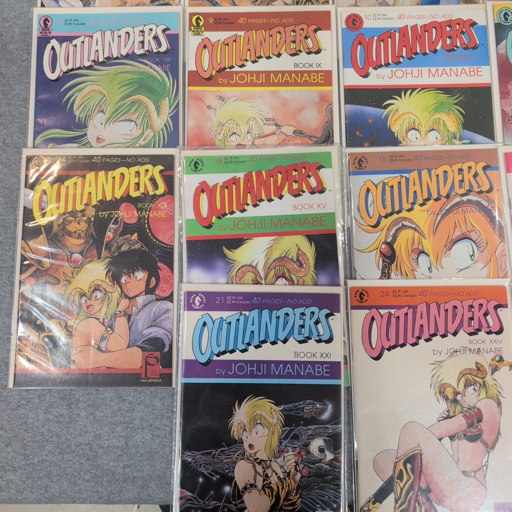 Outlanders Manga Comic Lot Dark Horse Johji Manabe Books 1-26 Mixed NF 22 Issues - Picture 3 of 7